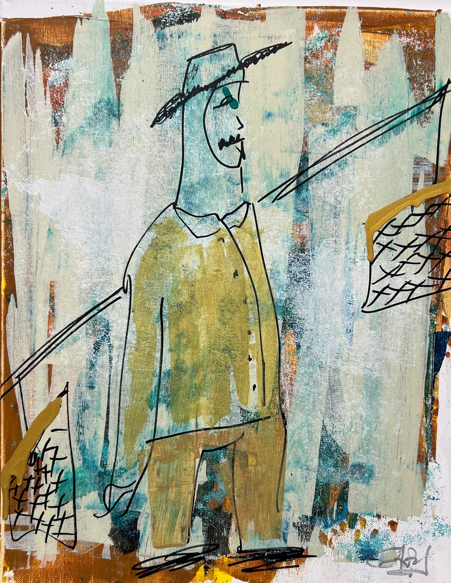 The Honey Peddler of Madrid (16"x20")