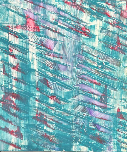 She Peeks (12"x12") SOLD